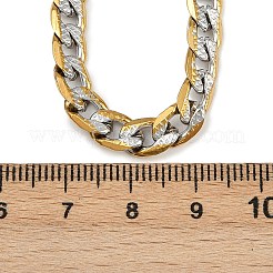 6 mm dicke kubanische Gliederkette aus 304 Edelstahl für Damen&nbsp;NJEW-G177-01GP