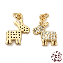 925 Sterling Silber Micro pave Zirkonia Charme&nbsp;STER-I010-11G