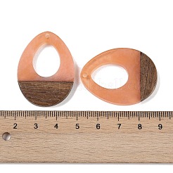 Colgantes de resina & madera&nbsp;WOOD-F015-17B