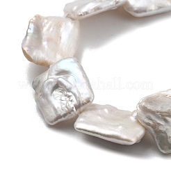 Cuentas de perlas de keshi barroco natural&nbsp;PEAR-P064-01E-01A