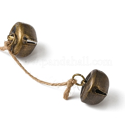 Decoraciones colgantes de hierro campana&nbsp;HJEW-JM02222-02