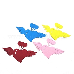 Valentinstag Herz & Ballon & Flügel Stanzschablonen aus Kohlenstoffstahl&nbsp;PW-WG72639-01