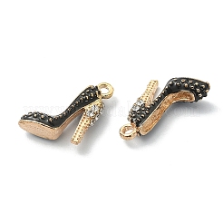 2pcs pendentifs stilettos en alliage d'émail&nbsp;ENAM-YW0002-30A