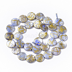 Fili perline di conchiglia d'acqua dolce&nbsp;SHEL-T014-012B