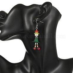 Boucles d'oreilles pendantes en acrylique&nbsp;EJEW-TA00827