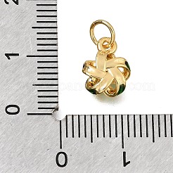 Colgantes de esmalte de latón&nbsp;KK-G605-10G-02
