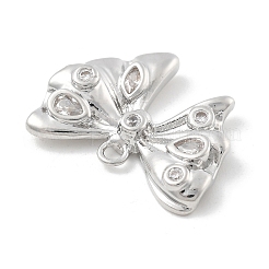 Pendentifs avec zircon cubiques à micro-pavés en laiton&nbsp;KK-D283-03P