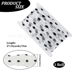 Cintas de organza de poliéster de 25 m&nbsp;SRIB-CY0001-36C