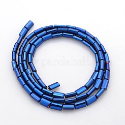 Electroplate non magnetici ematite sintetico fili di perline&nbsp;G-J220-03