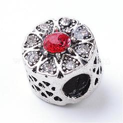 Legierung Rhinestone European Beads&nbsp;MPDL-S042-M