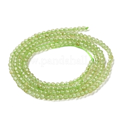 Peridoto natural hebras de cuentas&nbsp;G-P603-C-2mm-01