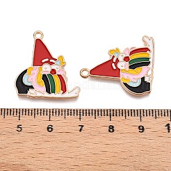 Natale in lega tema ciondoli smaltati&nbsp;ENAM-T020-33D