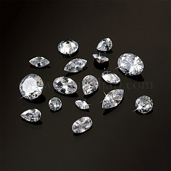 320 Stück 16 Stil Zirkonia Cabochons&nbsp;ZIRC-YS0001-03