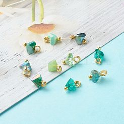 Glas Charms galvanisieren&nbsp;PALLOY-JF00821-06