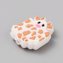 PVC-Kunststoffperlen mit Halloween-Motiven&nbsp;SIL-SZC0005-14M