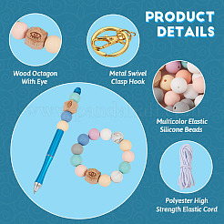 Kit per la creazione di braccialetti portachiavi fai da te&nbsp;DIY-TA0004-21