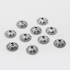 Thailand 925 Perlenkappen aus Sterlingsilber&nbsp;STER-K171-30AS