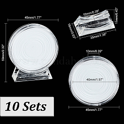 Transparenter Münzhalter aus Acryl&nbsp;ODIS-WH0038-82