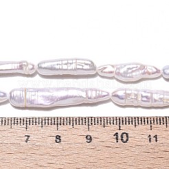 Natürliche Barockperle Keshiperlen Stränge&nbsp;PEAR-S010-30-03