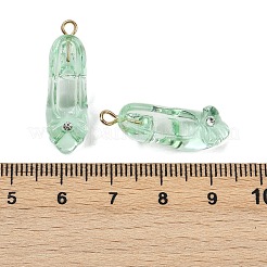 Pendentifs en résine strass transparents&nbsp;RESI-Q021-01B