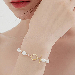 10 Stück 5 Stile Messing Knebelverschlüsse für Halskette Armband Zubehör&nbsp;KK-SC0007-42