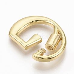 Messingschraube Karabiner Schloss Charms&nbsp;KK-T046-001G-G-NF