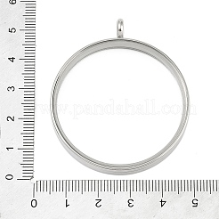 Colgantes de medallón de acero inoxidable 304&nbsp;STAS-S132-16P-07