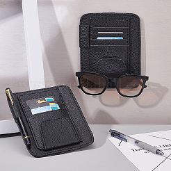 Porte-cartes nominatives en cuir pu&nbsp;AJEW-WH0244-97B