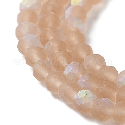 Chapelets de perles en verre imitation jade&nbsp;EGLA-YW0003-19B-17