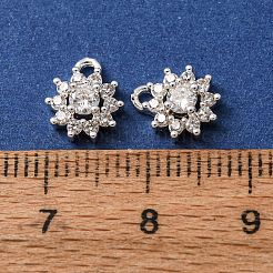 Messing micro pave klar zirkonia charme&nbsp;CU-CBAEC99-24S