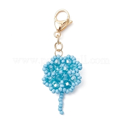 Decorazioni pendenti con perline di semi fatte a mano&nbsp;HJEW-MZ00297-04