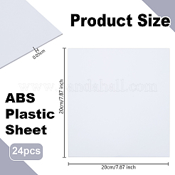 24 Stück Formplatten aus ABS-Kunststoff&nbsp;DIY-OC0013-46B