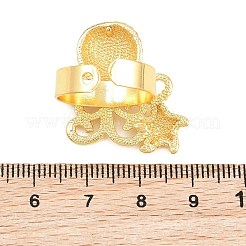 Offene Manschettenringe aus Messing&nbsp;KK-CBA5A76-04G-01