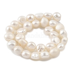 Brins de perles de culture d'eau douce naturelles&nbsp;PEAR-A006-04D