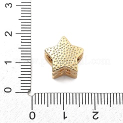 Placcatura a cremagliera in ottone con perle europee di zirconi cubici e smalto&nbsp;KK-Q017-08C-G