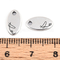 Breloque en alliage de style tibétain&nbsp;TIBE-N013-04AS