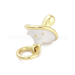 Echte 18k vergoldete Messing-Emaille-Anhänger&nbsp;KK-M293-23G-03