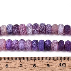 Chapelets de perle en agate naturelle patinée&nbsp;G-N357-13A-02