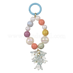 Décorations pendantes en acrylique fleur de lys&nbsp;HJEW-JM01088