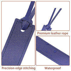 10 Stück 5 Farben PU-Leder-Lesezeichen&nbsp;AJEW-GL0003-22