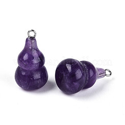 Natürlichen Amethyst Edelsteinanhänger&nbsp;G-T144-73F