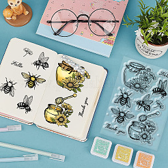 1 Stück transparente Stempel aus PVC-Kunststoff&nbsp;DIY-GL0004-72
