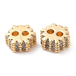 Messing Micro Pave klare Zirkonia Folie Charms&nbsp;KK-F860-69G