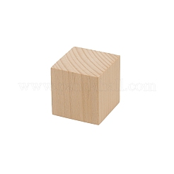 Bougeoir carré en bois&nbsp;AJEW-WH0245-72A