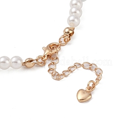 Bracelets en laiton pavé de zircons cubiques transparents&nbsp;BJEW-M321-01B