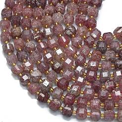 Fragola naturale perle di quarzo fili&nbsp;G-K389-A69-01
