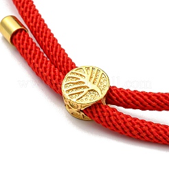 Braccialetti con corde di nylon adatti per ciondoli per connettori&nbsp;LS-AJEW-P116-01G-11