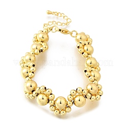 Messingperlenarmbänder für Frauen&nbsp;BJEW-D317-04G