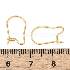 Boucles d'oreilles créoles en acier inoxydable 304&nbsp;STAS-P223-01G-06