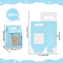 Geschenkboxen aus Papier mit sichtbarem Fenster&nbsp;CON-WH0110-003B-01